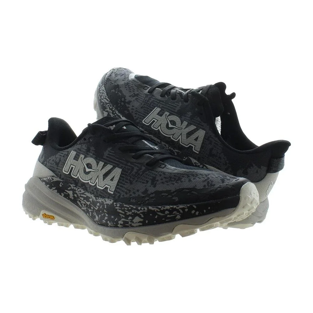 Hoka Men's Speedgoat 6 Black/Stardust 1147791-BKSTR